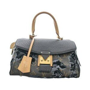 Louis Vuitton Fluer De Jais Carrousel Satchel Tote Bag Brown Black